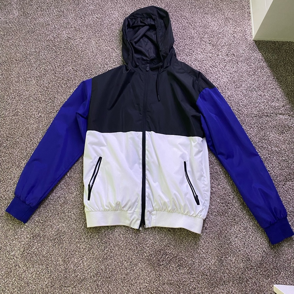 Champs Sports Gear Jacket, Large, Black/White/Purple